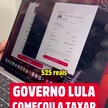 s ladrões as taxação da compras online continua a todo vapor para pagar as contas dos ladrões...