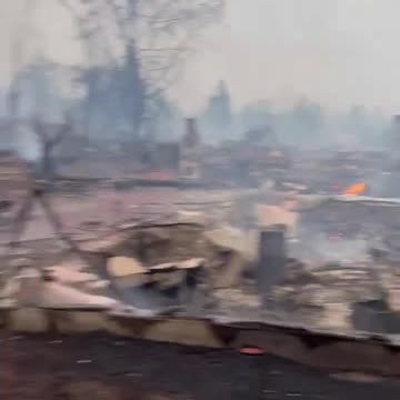 Utter devistation in Jasper Alberta.