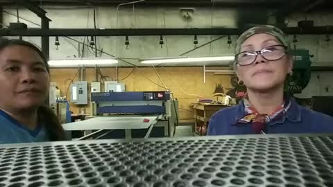 Cutting speaker grill.