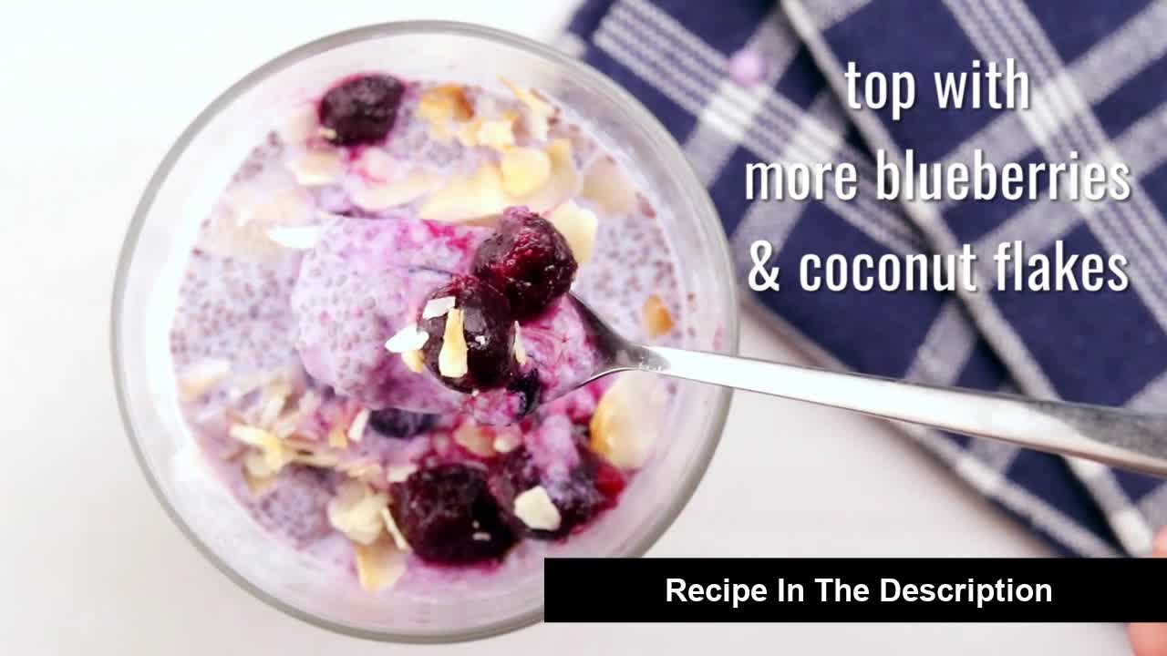 Keto Recipes - Blueberry Pudding