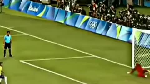 Winning penalty shot by Neymar