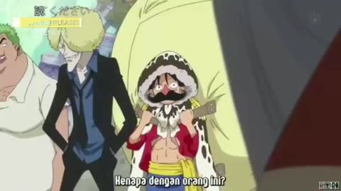 Epic moment one piece arc sabaody (Sub Indo)