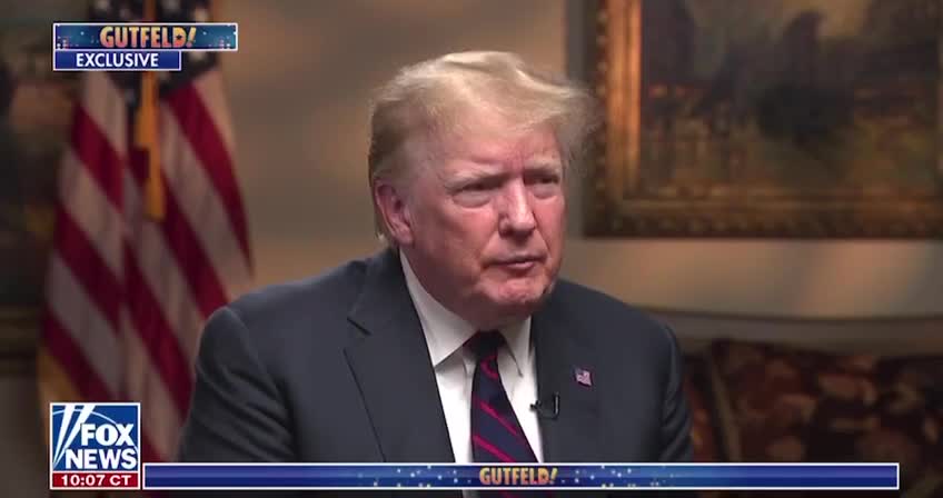 Trump on Gutfeld - Part 3/4 - 9/8/2021
