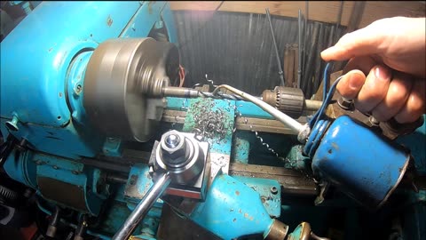 Making a Top Dead Center indicator holder on the lathe.