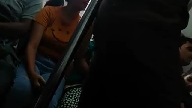 fight in metro station