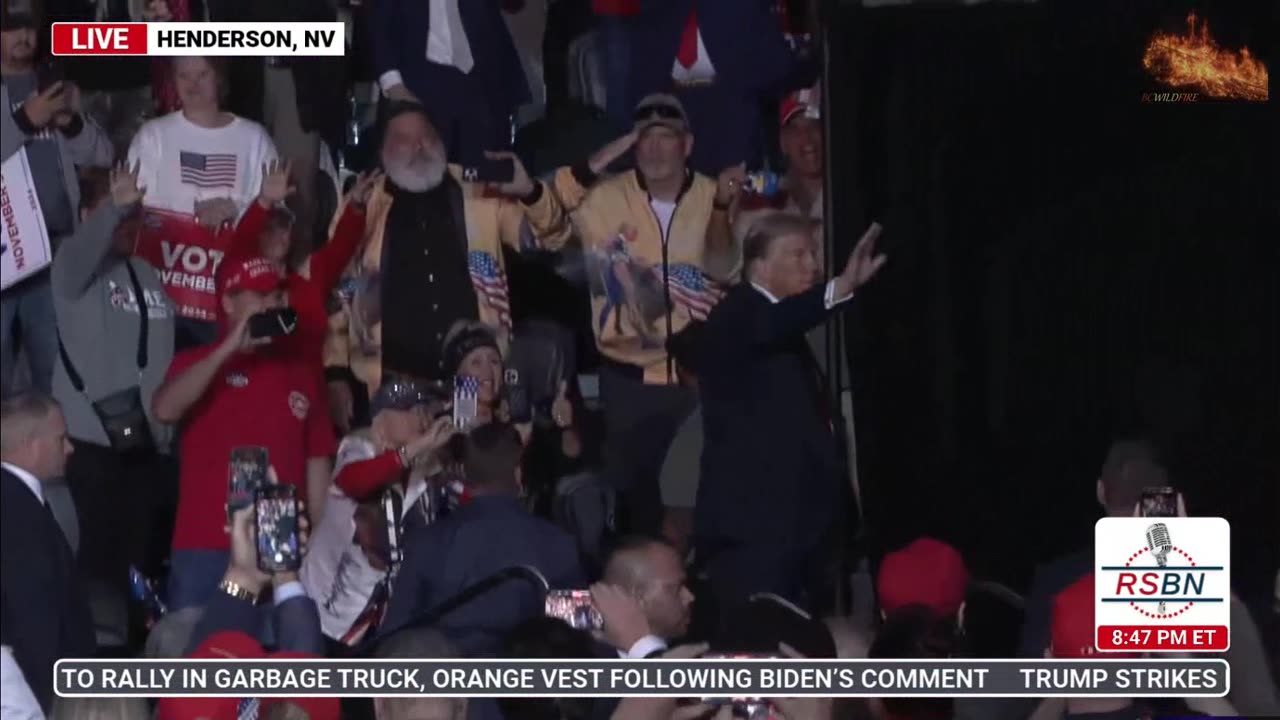 LIVE President Trump Delivers Remarks at a Rally in Henderson NV Oct 31 2024