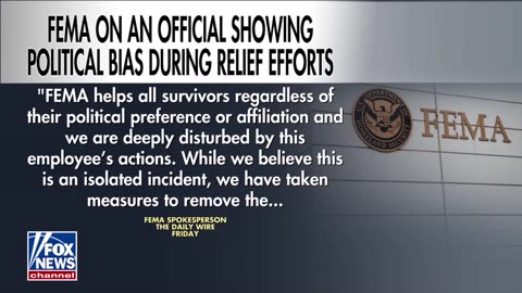 FEMA official told relief workers in Florida to avoid homes with Trump signs, report says