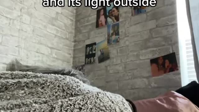 POV when you were scheduled to work at 6 am and its light outside