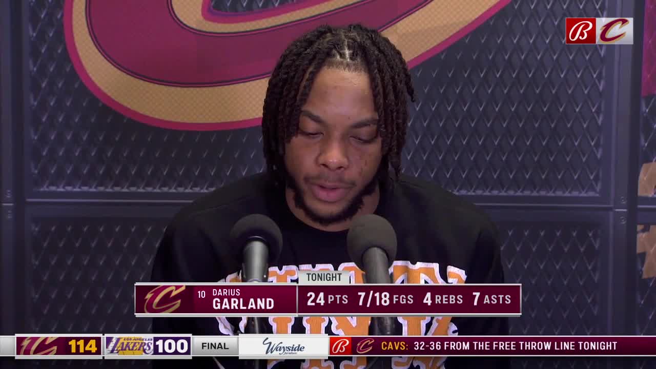 Darius Garland praises positive impact of JB Bickerstaff's halftime messages CAVS-LAKERS POSTGAME