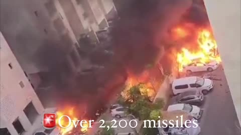 Over 2000 Missiles fired by Hamas