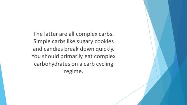 What Does Carb Cycling Look Like