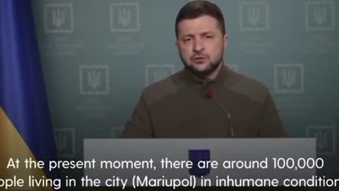 Zelensky claims humanitarian convoy captured by Russian troops