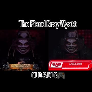 WWE 2k24 The Fiend Bray Wyatt old and new entrance with Fiend title