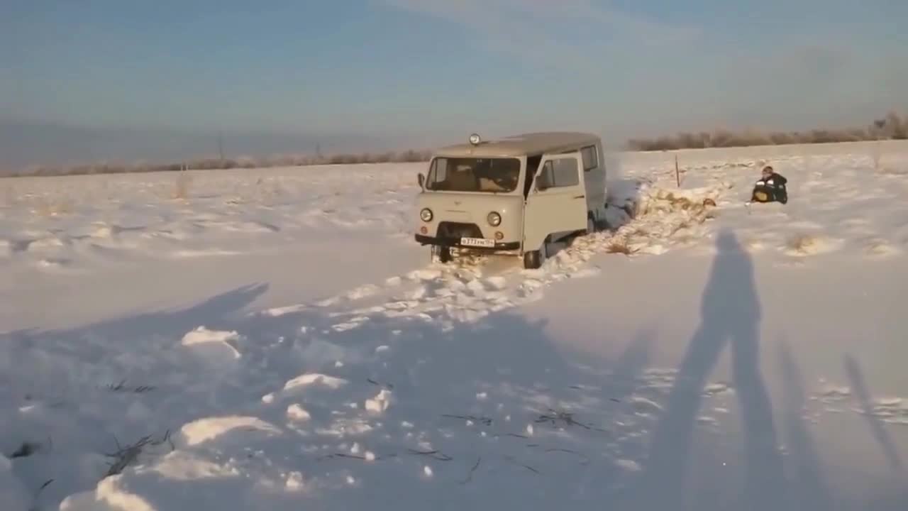 Russian winter fishing