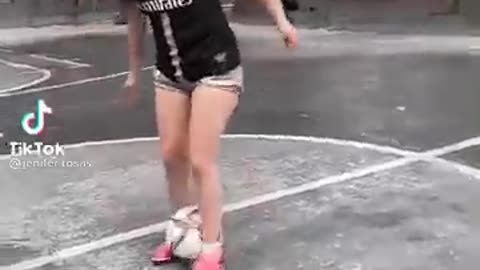 Football Girl Skills_😱🥶