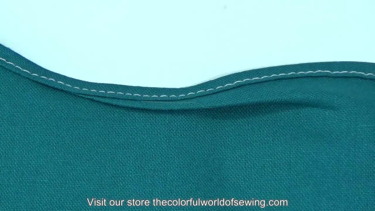 How To Sew Rolled Hems with the Narrow Hemmer Foot