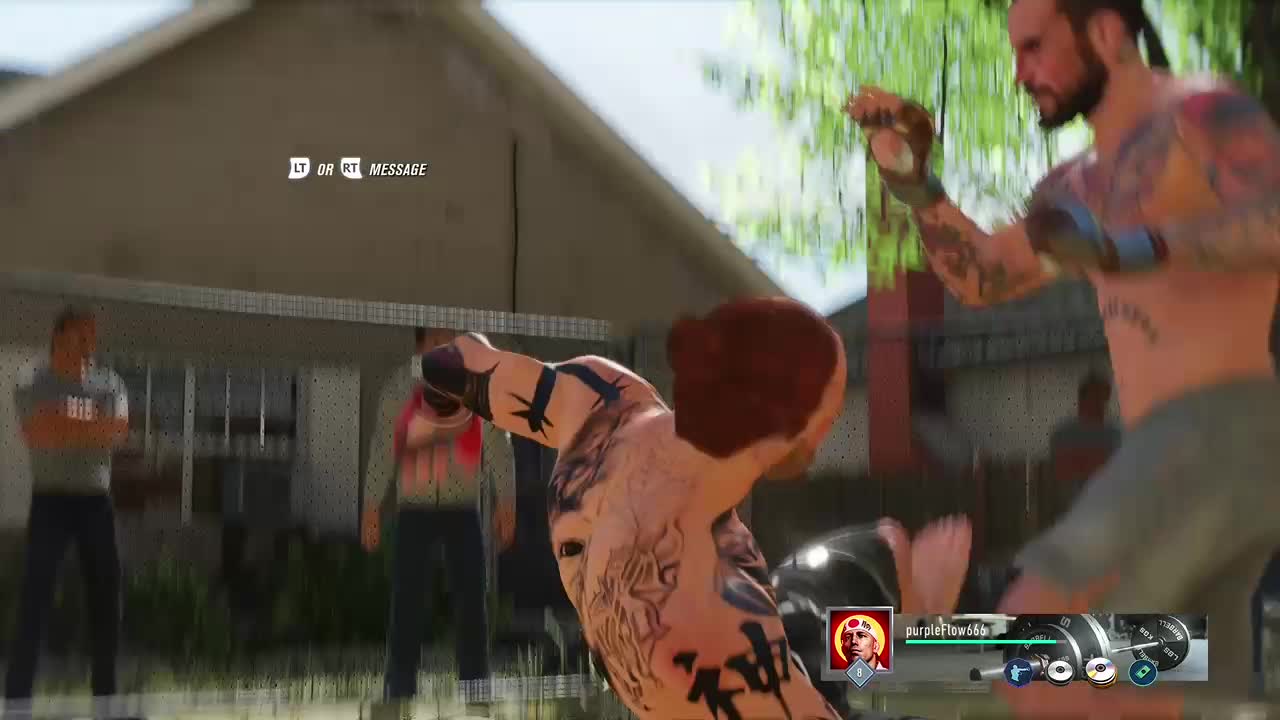 Ufc 4 - beat my cousin with the worst character in the game (Cm Punk)