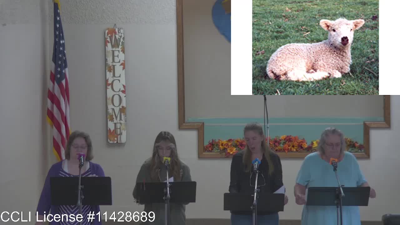 Moose Creek Baptist Church Sing “Are you washed in the Blood” During Service 9-18-2022