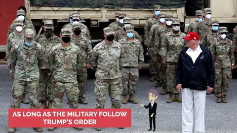 If the Military listens to Trump, we can WIN