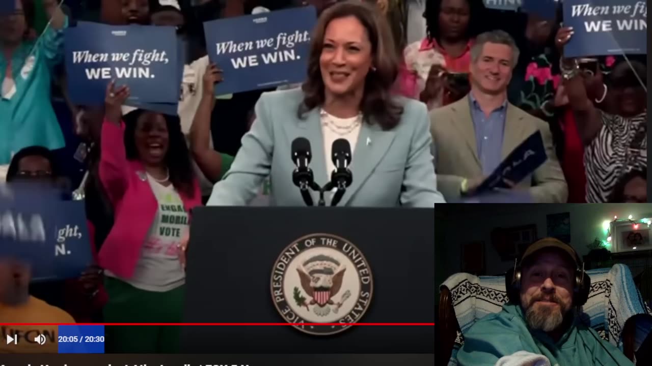 suffer along, frosty watches: kamala's Atlanta speech. Fake nominee drivals for applause