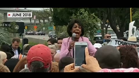 Maxine Waters in June of 2018 Inciting Violence Against Political Rivals