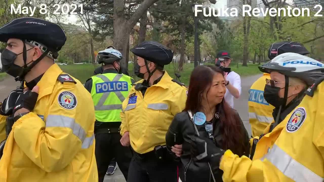 Protesters and Bylaw clashed at Fairy Lake Park