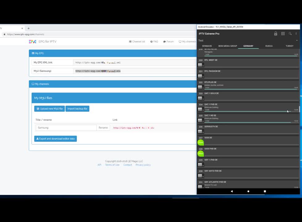 How to use best EPG with IPTV Extreme Pro 2022 (110+ Countries ~8000 Channels)