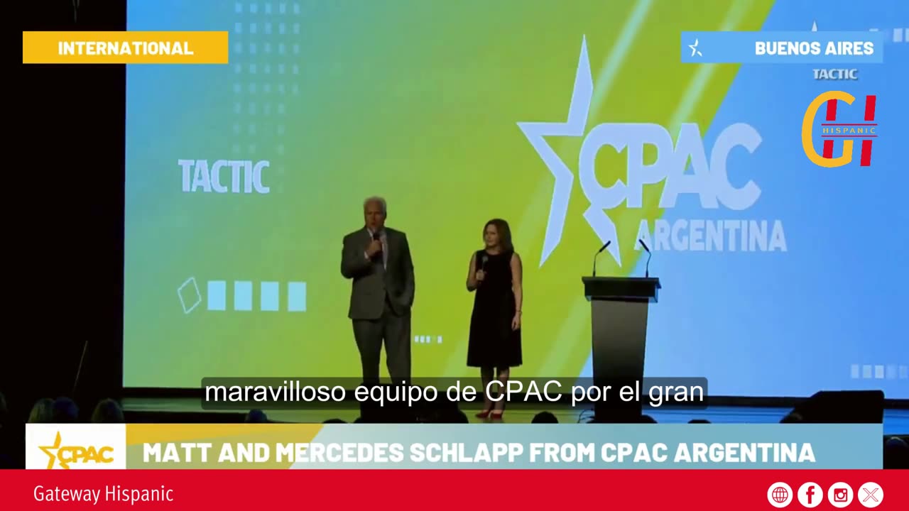 Matt and Mercedes Schlapp, CPAC Argentina