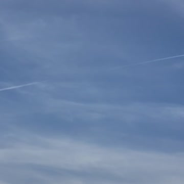 There spraying the sky again