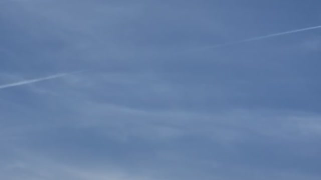 There spraying the sky again