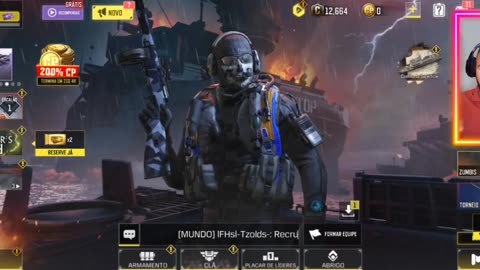 Jogando call of duty mobile