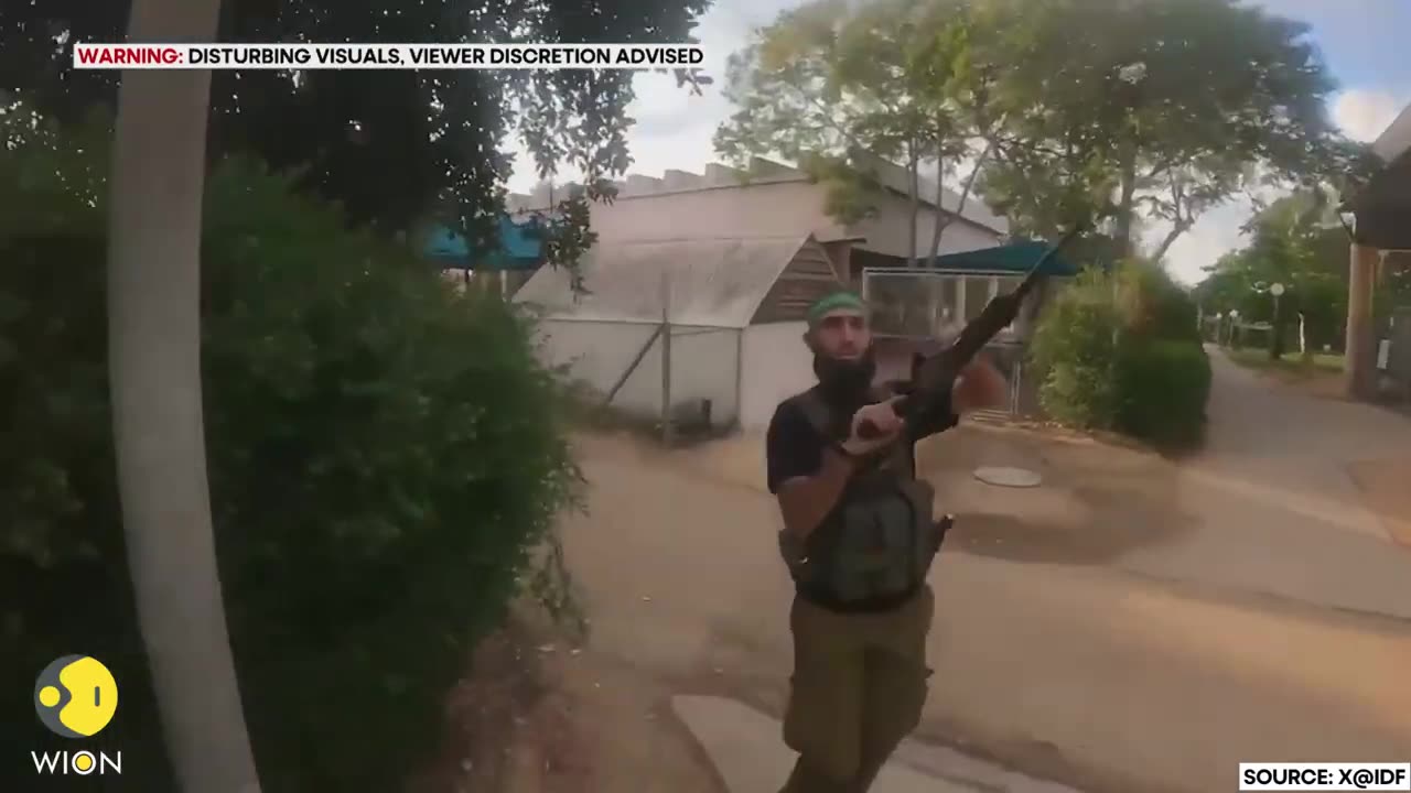 Israel war: Hamas Terrorists Entering Homes & Killing Israeli Civilians Caught on Cam