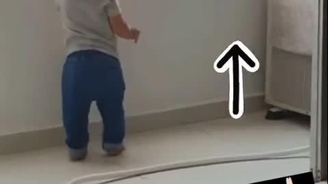 His cat saves a child