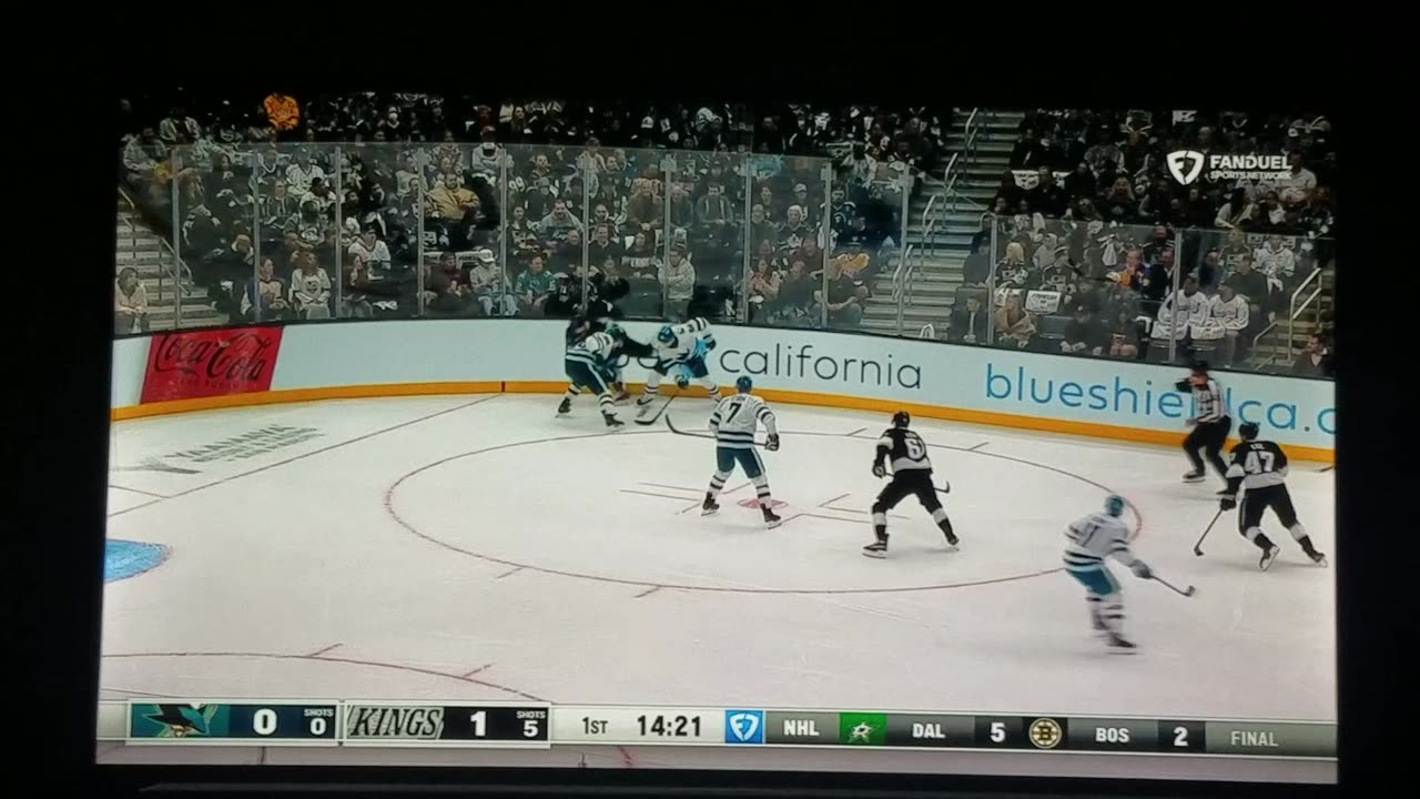 SJ vs LAK - Kings Lead 1-0