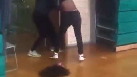 Gym Teacher Breaks of Girl Fight