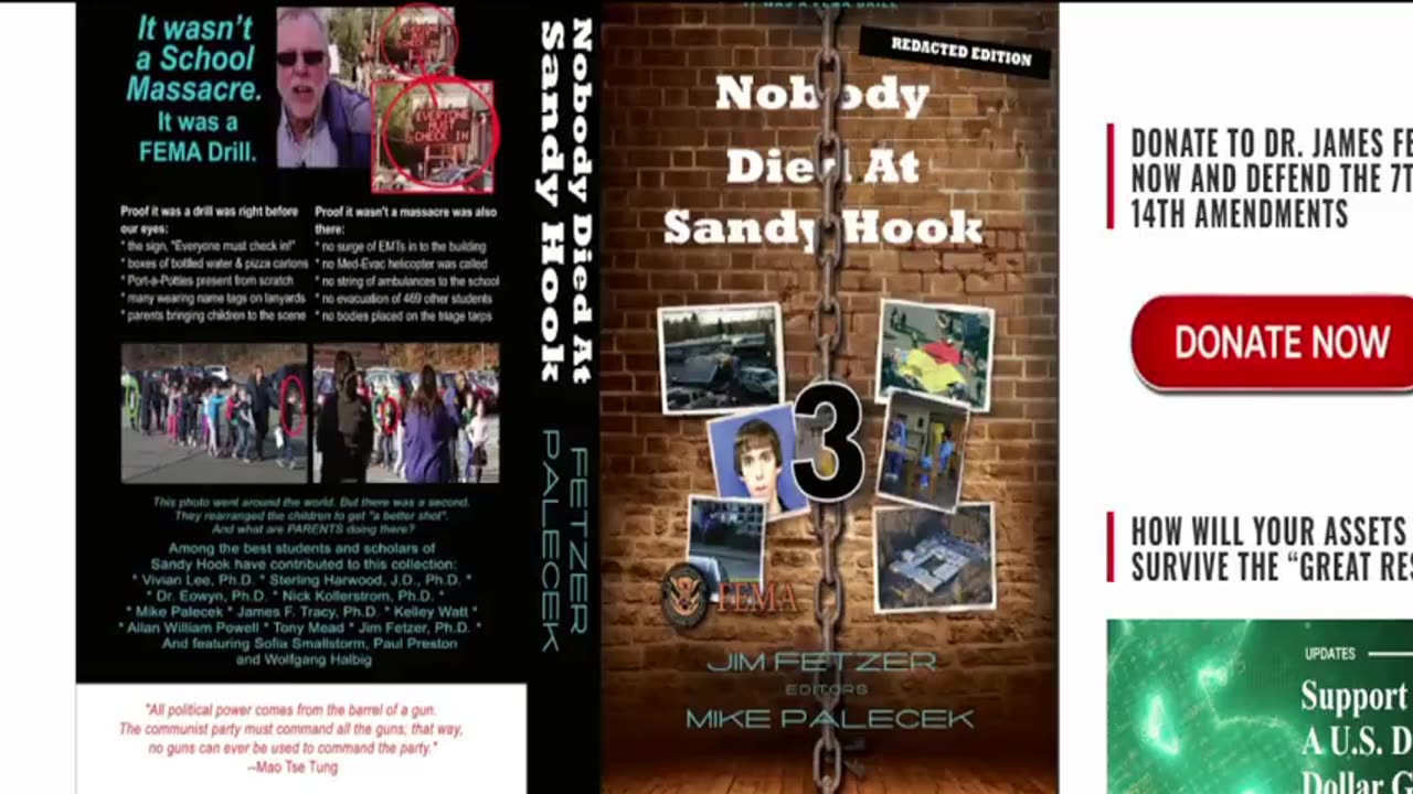 Michael Decon Show (22 April 2024): Talk About Sandy Hook - James Fetzer
