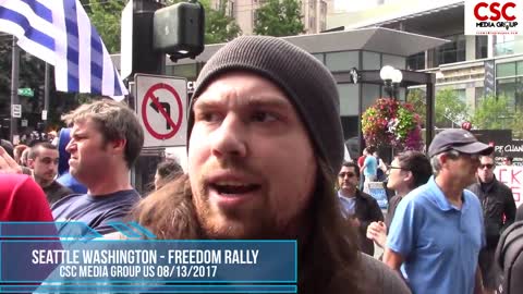 Triggered Protesters Cannot Explain Why Me Or The Proud Boys Are Nazis At Seattle Freedom Rally