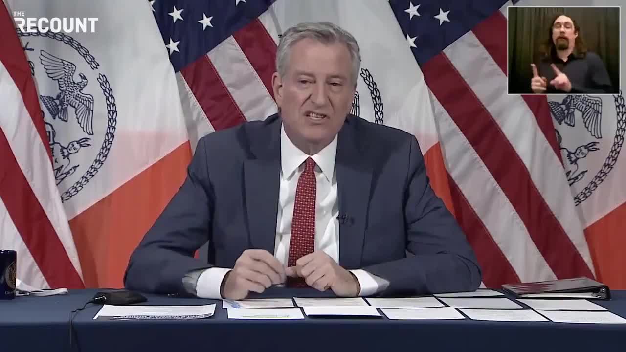 New York City Mayor Bill de Blasio calls on Gov. Andrew Cuomo to resign