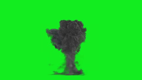 Bomb explosion in super slow motion