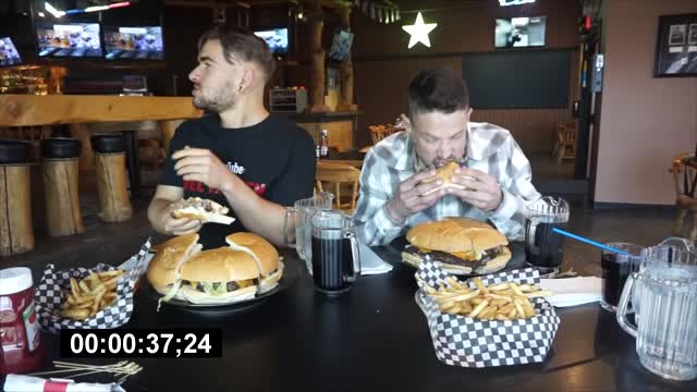 UNDEFEATED BURGER CHALLENGE | MASSIVE KING BURGER | ALBERTA | MAN VS FOOD