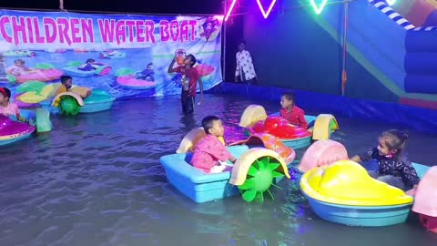 Kids Water Boat Kids Enjoy Kids playing