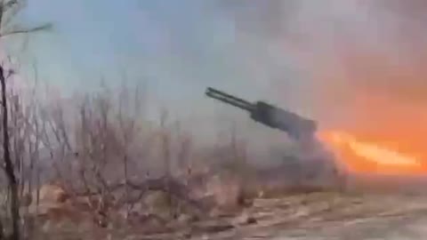 Russia started using Thermobaric rockets TOS-1
