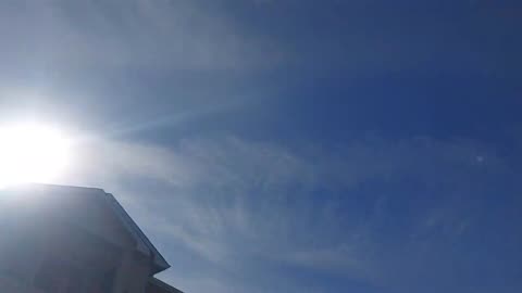 Forecast Sun, Actual Chemtrails, Bryan, TX 11/26/24