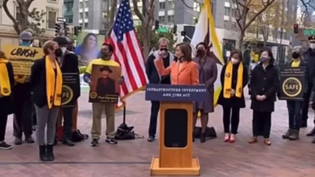 Nancy Pelosi gets irritated by Let’s go Brandon