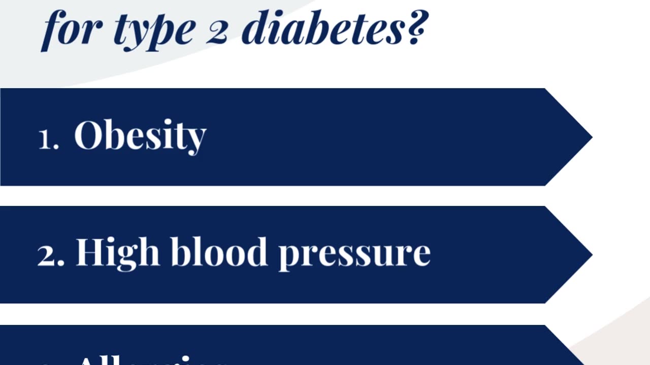 What are the risk factors for type 2 diabetes?