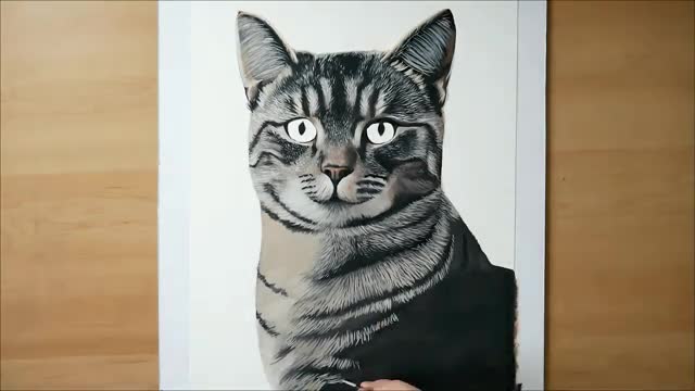 Oil Painting for BEGINNERS | How to Paint a Realistic Cat Tutorial 😻😻😻