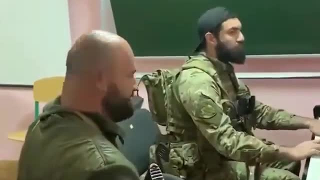 Georgian militants chose a school as their place of deployment