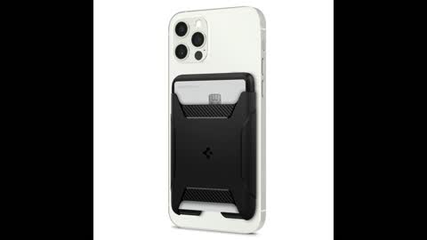 For iPhone 13 Pro Max 12 Wallet | Spigen [ Rugged Armor ] Shockproof Card Holder