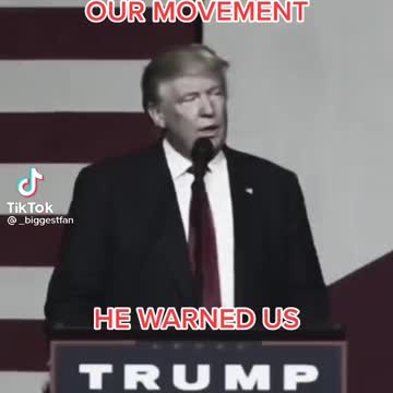 Donald Trump warned us 5 years ago