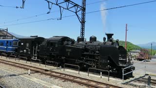 Reversing into the station